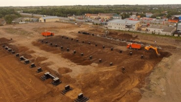 На Кубани завершается первый этап строительства промпарка в Кавказском районе
