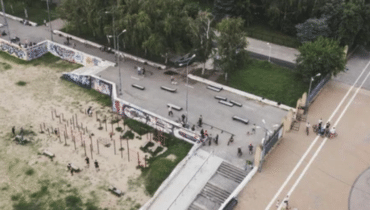 В Краснодаре оборудовали новую скейт-площадку