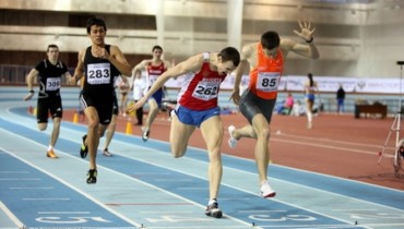 На старт выходили легкоатлеты