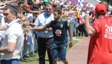 Бразильцы показали футбол