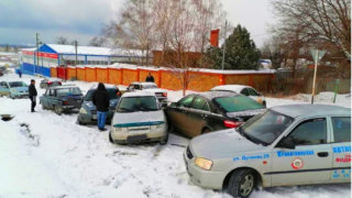ГИБДД Кубани вынесло предупреждение мэрии Краснодара за гололед на дорогах