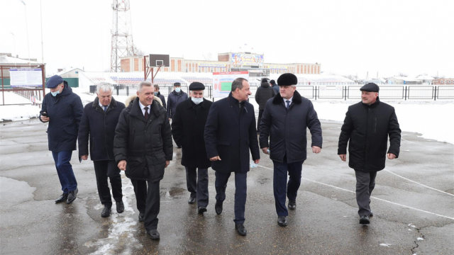 Председатель ЗСК с рабочим визитом посетил Каневской район
