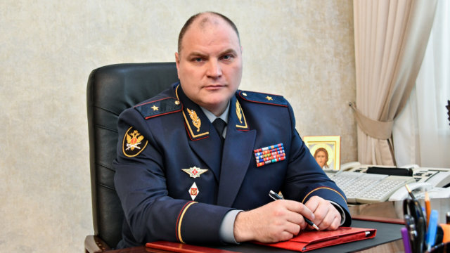 Начальник краевого УФСИН России Виктор Пестов отмечает юбилей