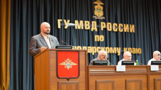 Депутат ЗСК Андрей Горбань принял участие во встрече руководства Главного управления МВД России по краю с выпускниками профильных ВУЗов