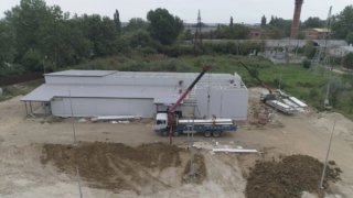 Водно-спортивная гребная база в Темрюке готова на 50%