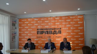 Лидер партии «Справедливая Россия — Патриоты — За Правду» Сергей Миронов посетил Краснодар с рабочим визитом