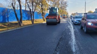 Ремонт дороги по улице Новороссийкой в Краснодаре завершен на 70%