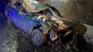 В Адыгее легковушка сбила лошадь и опрокинулась. Погиб пассажир