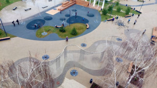 В Белореченске благоустроили одну из центральных площадей