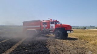 В Анапе произошёл пожар на площади в 1500 квадратных метров