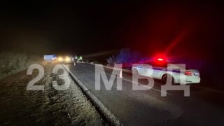 В Анапе ребенок и мужчина попали в больницу после лобового ДТП