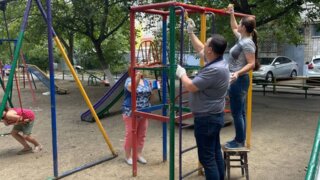 В центре Краснодара прошел субботник