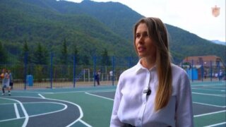 День рождения Краснодарского края в Красной Поляне отметили открытием новой спортплощадки