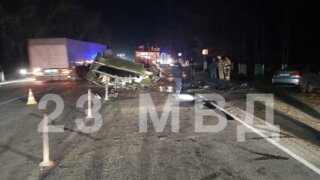 ДТП в районе Горячего Ключа: один погибший и двое раненых