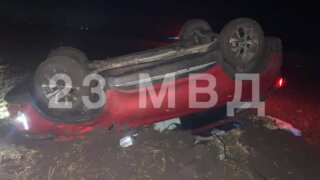 Подросток на Кубани на иномарке родителей попал в ДТП