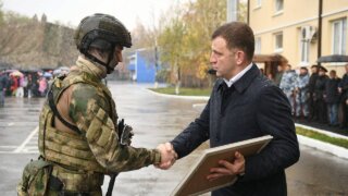 Возвращайтесь домой в полном составе: Наумов поздравил с 35-летием ОМОН «Пластун»