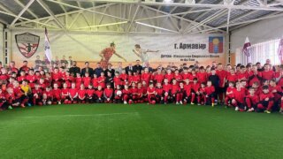 В Армавире завершили ремонт в спортивной школе по футболу