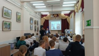 Внук Героя Советского Союза Костылева рассказал школьникам Краснодара о своем родственнике