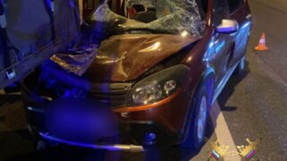 На Кубани в автокатастрофе с участием большегруза погиб пенсионер