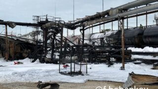В Темрюкском районе во время атаки БПЛА пострадали двое сотрудников нефтебазы
