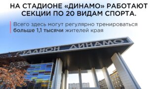 Кондратьев: На стадионе «Динамо» есть условия для занятий спортом профессионалам и любителям