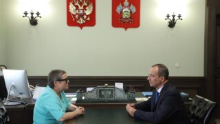 Юрий Бурлачко провел встречу с председателем Херсонской областной Думы