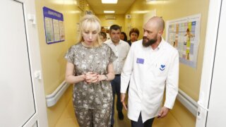 Замгубернатора Кубани Анна Минькова встретилась с медиками Красноармейского района