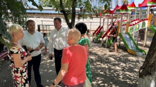 В Краснодаре оборудовали новую детскую площадку