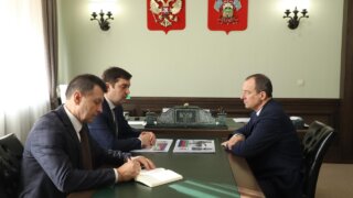 Юрий Бурлачко и глава департамента по делам казачества обсудили вопросы взаимодействия