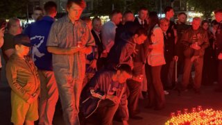 Молодогвардейцы приняли участие во всероссийской акции «Огненные картины войны»