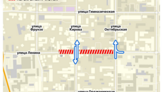 Проезд по участку улицы Ленина в Краснодаре закроют  на два месяца