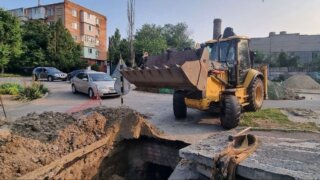 В Ейске ремонтируют участок теплотрассы