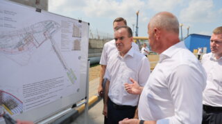 Губернатор Краснодарского края оценил работу по модернизации зернового терминала в порту Новороссийска
