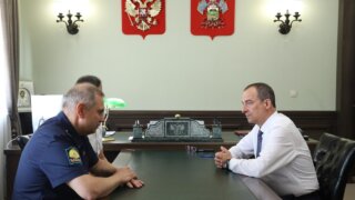 Юрий Бурлачко провел встречу с начальником Краснодарского высшего военного авиационного училища летчиков