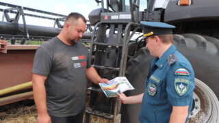 Сотрудники пожнадзора продолжают профилактическую операцию «Урожай»