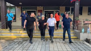 Вениамин Кондратьев проинспектировал работы по ликвидации последствий ЧС в Туапсинском муниципальном округе