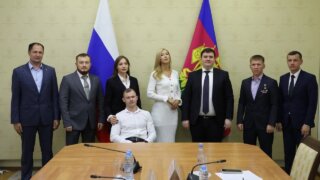 Александр Топалов встретился с финалистами кадрового проекта «Герои Кубани»