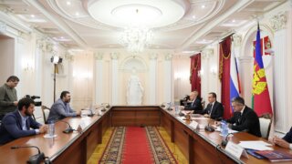 Вениамин Кондратьев провел рабочую встречу с руководством армавирского завода по производству микроэлектроники