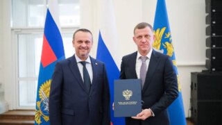 Глава Краснодара получил награду Министерства транспорта России