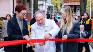 Фонд «Сияние» благоустроил реабилитационную площадку в Краевом детском центре медицинской реабилитации