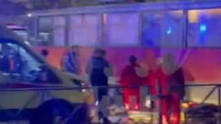 В Краснодаре мотоциклист столкнулся с трамваем