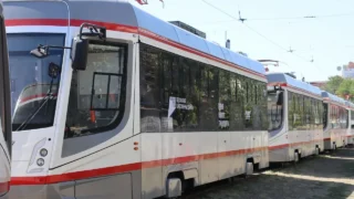 15 новых односекционных вагонов пополнили трамвайный парк Краснодара