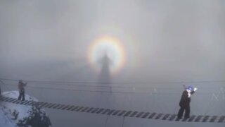 В горах Сочи зафиксировали «Броккенского призрака»