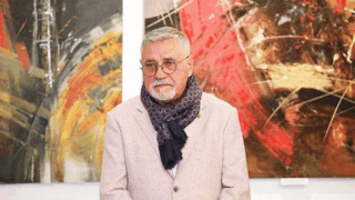 Вениамин Кондратьев поздравил художника Виталия Коробейникова с 75-летием