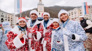 Дед Мороз на «Розе Хутор»: начало новогодних праздников