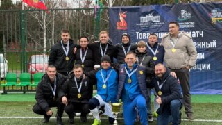 В Динском районе прошел товарищеский матч по футболу в честь Дня Конституции