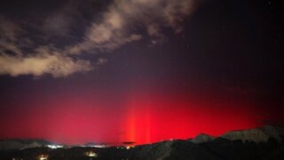 Жители Кубани увидели полярное сияние ночью 20 января