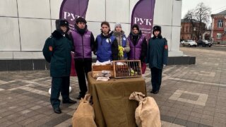 Студенты Краснодарского кооперативного института провели акцию “Блокадный хлеб”