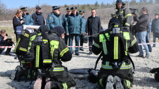 Александр Куренков и Вениамин Кондратьев оценили учебную пожарно‑спасательную часть Академии МЧС России в селе Дивноморском