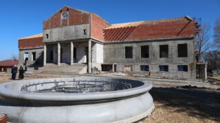 В станице Сергиевской Кореновского района возводят многофункциональный культурно-досуговый центр